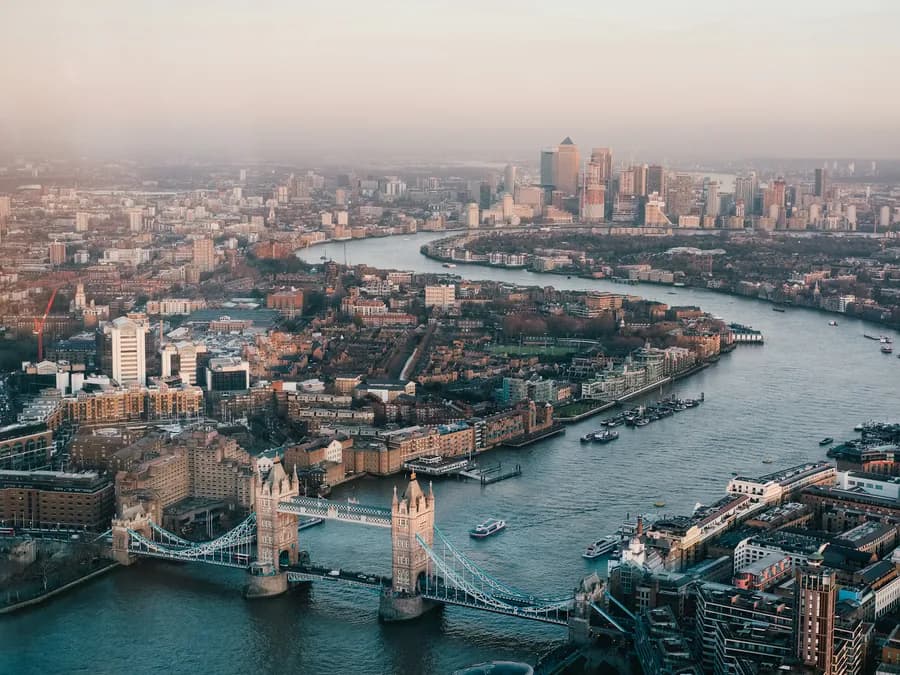 London skyline, a UK market covered by 6767 Capital